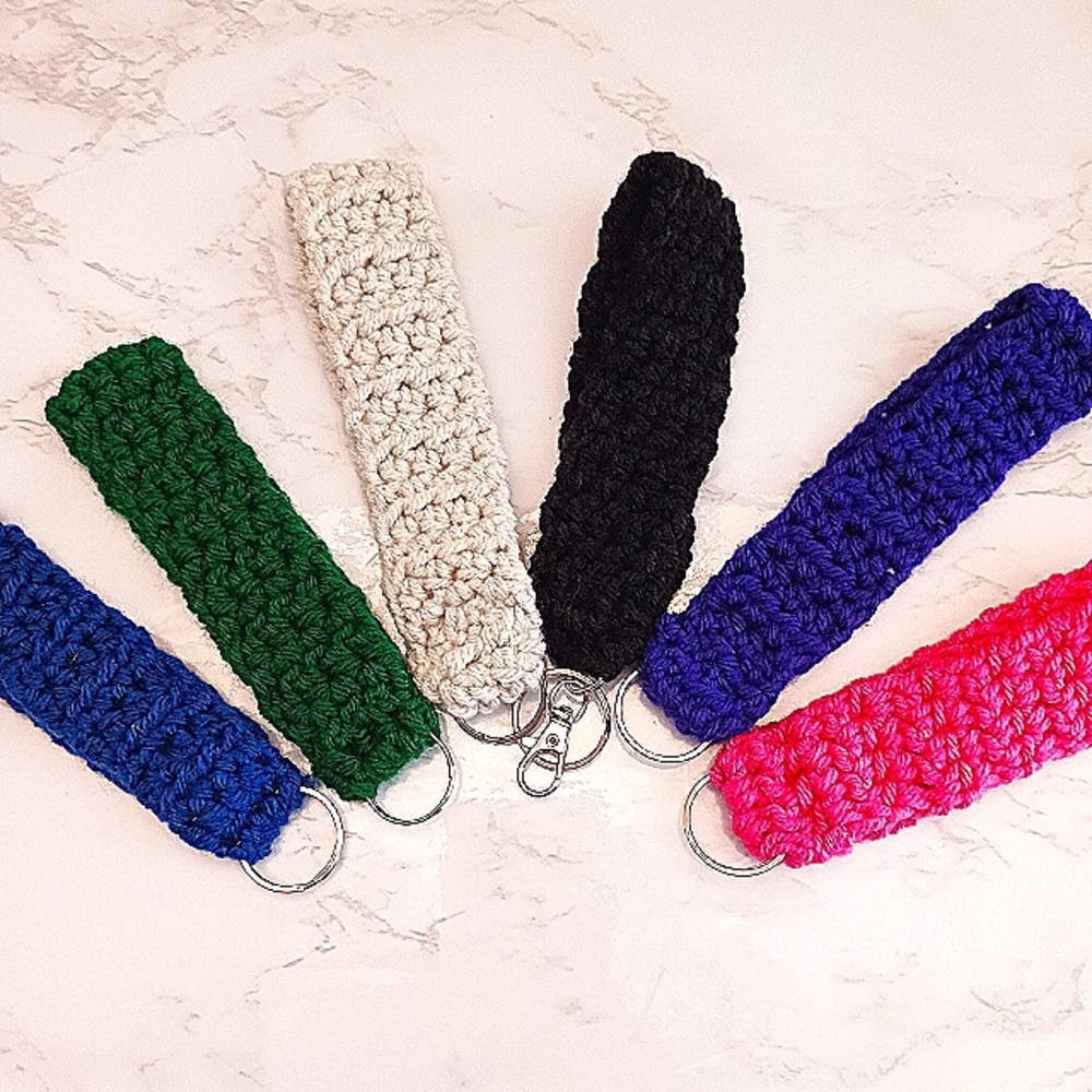 Hand Crafted Crochet Key Holders - Multicolor Set